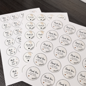 Paper Sticker Printing UAE