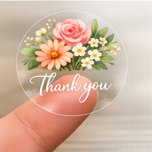 Transparent Sticker UAE